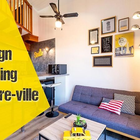 Duplex Design Moderne Leilighet Mont-de-Marsan Eksteriør bilde