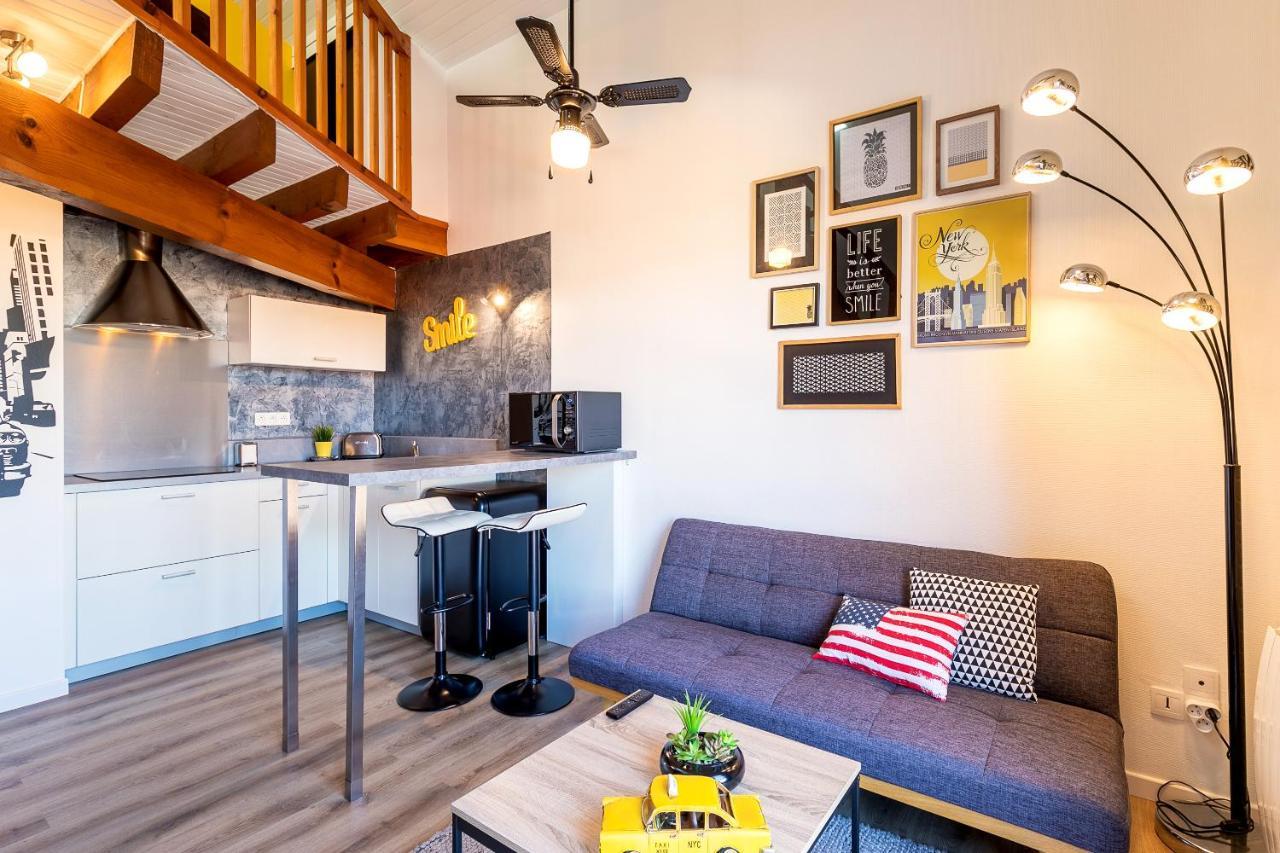 Duplex Design Moderne Leilighet Mont-de-Marsan Eksteriør bilde